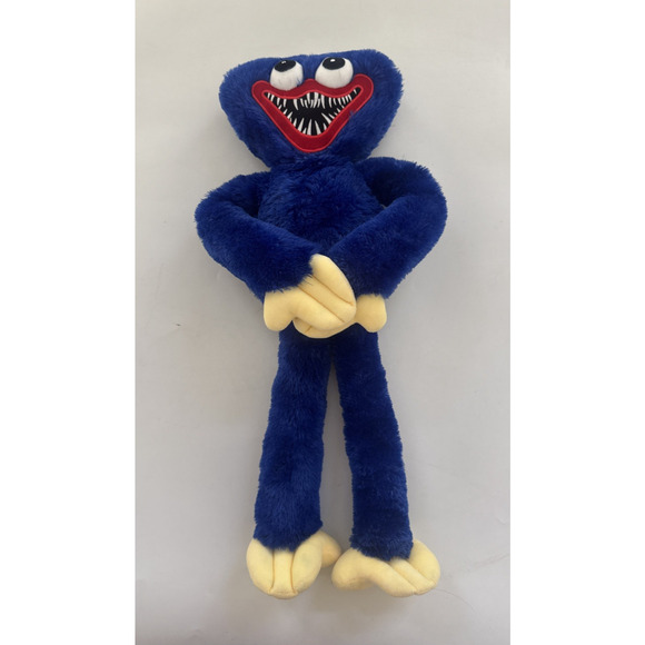 Scary Huggy Wuggy Poppy Playtime Plush Stuffed Animal Soft Toy CLEAN - Picture 1 of 10